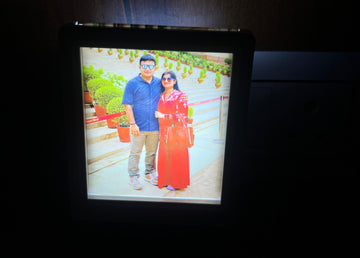 Personalized LED Night Lamp with Custom Photo – Acrylic Glow Frame