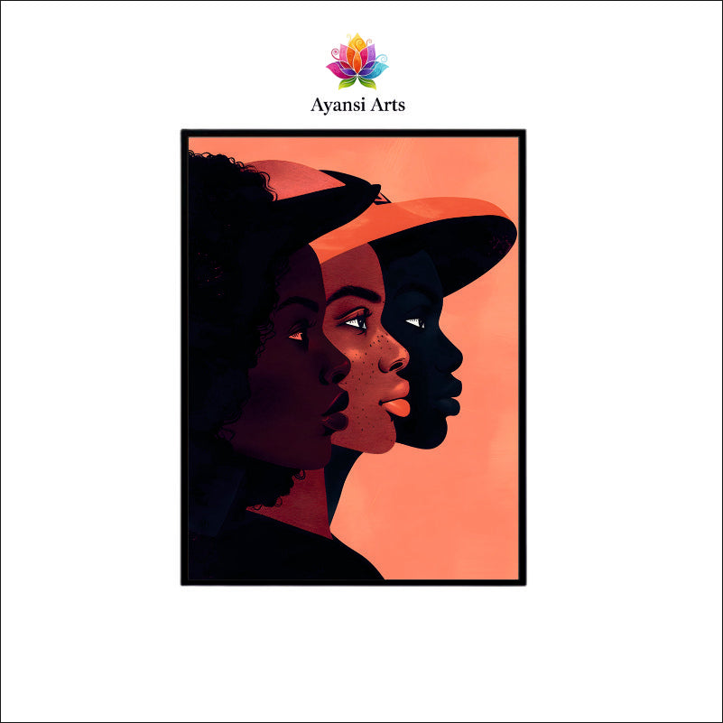 Sisterhood in Silhouette - Empowering African Portraiture by Ayansi Arts