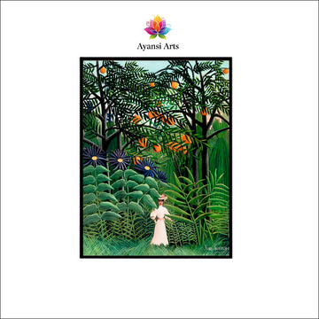 Jungle Serenity: A Rousseau-Inspired Oasis - Ayansi Arts