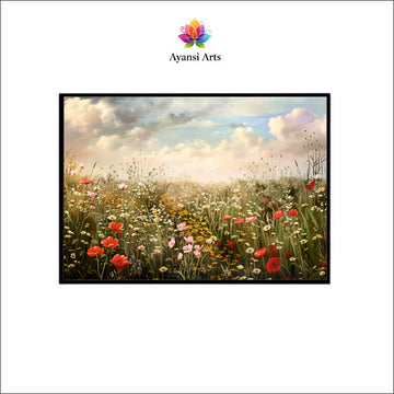 Wildflower Meadow Canvas Digital Painting
