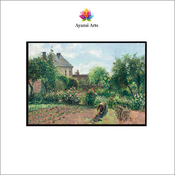 Impressionistic Garden at Eragny Canvas Digital Painting