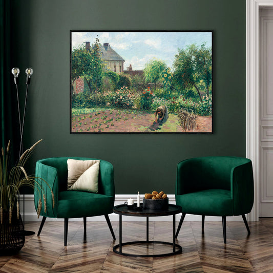 Impressionistic Garden at Eragny Canvas Digital Painting