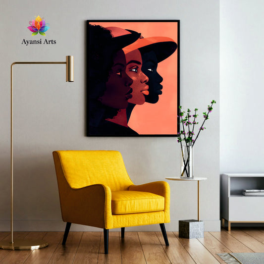 Sisterhood in Silhouette - Empowering African Portraiture by Ayansi Arts