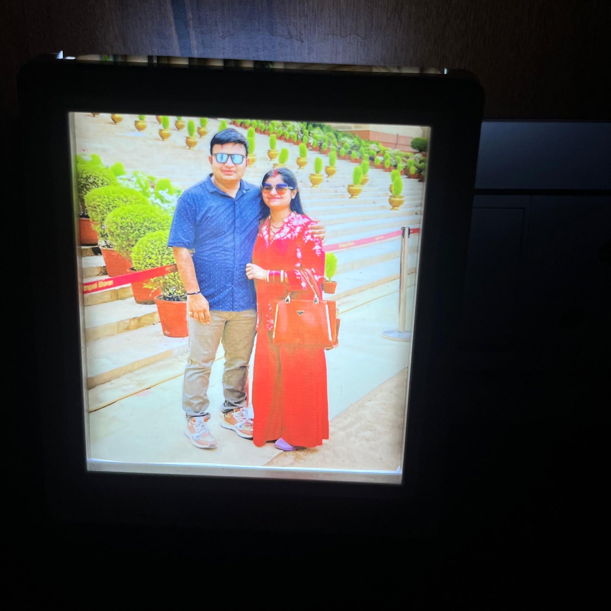 Personalized LED Night Lamp with Custom Photo – Acrylic Glow Frame