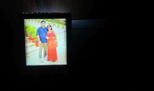 Personalized LED Night Lamp with Custom Photo – Acrylic Glow Frame